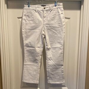 NYDJ White Straight Leg Women's Jeans